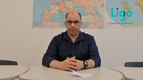 Mustapha werkt bij De Lijn